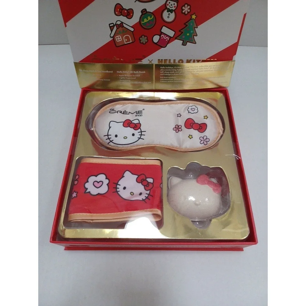 The Crème Shop x Hello Kitty Lovely 3-Piece Christmas Holiday Gift Set (NIB)